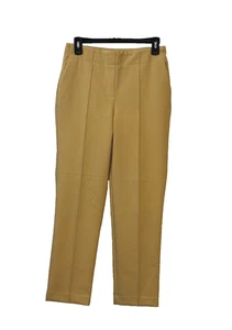 Pantalone Rachel Zoe giallo elasticizzato gamba dritta tasche carriera donna taglia 2 - Foto 1 di 9