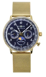Zeppelin LZ 129 Hindenburg Blue Dial Quartz Men's Watch 7039M2 - Picture 1 of 3