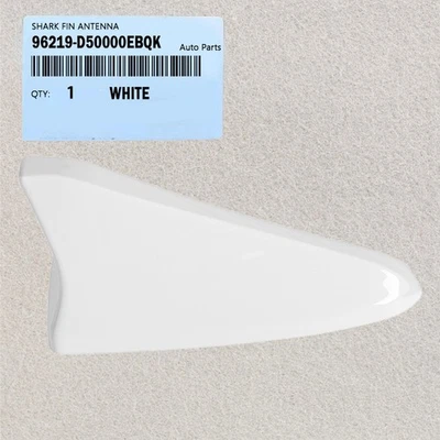 For Optima Sonata 2015-2020 Kia Quartz White Pearl Shark Fin Antenna Cover Cap - Image 1 of 4