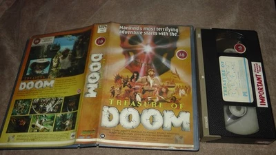 Treasure Of Doom VHS Video Tape Ex Rental Big Box Pre Cert EV EIV - Image 1 of 4