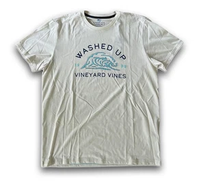 NEW Vineyard Vines Mens Graphic Short Sleeve Washed Up Dunes Tee Shirt LARGE - Picture 1 of 3