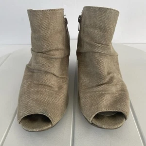 Blowfish Boots Women's Ankle Bootie Brown Side Zip Casual Wedges Size 8.5 - Picture 1 of 10