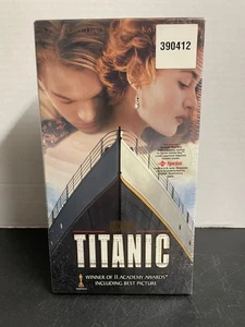 Titanic 1997 Movie VHS 2-Tape Box Set Sealed New In Box - Picture 1 of 6
