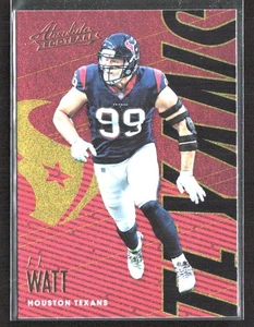 Panini Absolute J.J. Watt #41 Spectrum Gold Houston Texans 2018 - Imagen 1 de 2