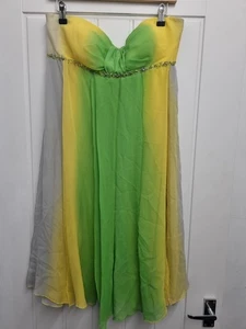 BNWT Official Strapless Silk Dress Size 14 - Picture 1 of 7