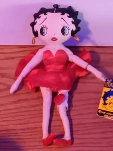 Vintage 1999 Betty Boop 12 Zoll Plüsch von Kellytoy Marilyn Red Betty - Bild 1 von 8