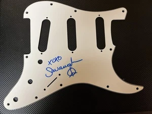 SAVANNAH OUTEN SIGNED AUTOGRAPHED WHITE STRAT PICKGUARD - Picture 1 of 1