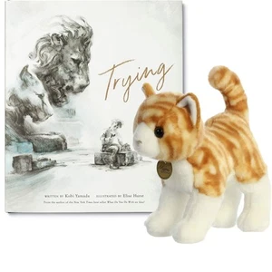Trying by Kobi Yamada e Orange Tabby Cat con sacchetto libro regalo regalo potenziante - Foto 1 di 9