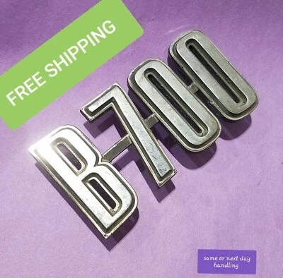 Bin#29 1973 - 1979 福特 B-700 B700 侧刺绣徽章符号标志金属复古 — 第 1/4 张图片