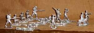 Militär 2. Weltkrieg-Zinn-/Bleifiguren?-17Stück-unbemalt-guter Zustand - Bild 1 von 6
