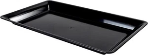 Platter Pleasers Rectangular Serving Tray, 18" x 12", Black | 20/Case - Picture 1 of 1