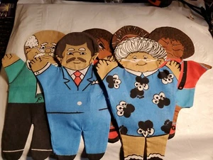 6X DEXTER EDUCATIONAL TOYS KIDS Puppets lot #1 VINTAGE - Picture 1 of 4