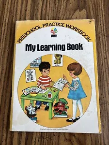 VINTAGE 1954 My Learning Book Preschool Practice Workbook -Treasure Books #3937 - Picture 1 of 15