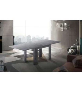 Tavolo Jesi A Libro Allungabile Design Moderno Ardesia - Foto 1 di 2