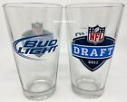 Bud Light NFL 2011 Draft Pint Glass Set