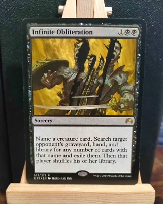 Infinite Obliteration - Magic Origins - Rare - NM (see pics) MTG - Image 1 of 3