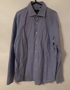 Camisa Hugo Boss Calce Regular - Cuadros Azules - Talla 16 1/2 Cuello (Grande) - Imagen 1 de 4