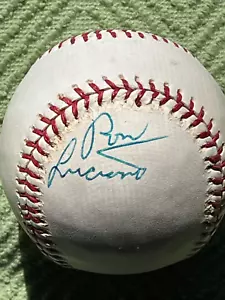 Ron Luciano RARO Firmado Único OL BB PSA Certificado de Autenticidad - Imagen 1 de 3
