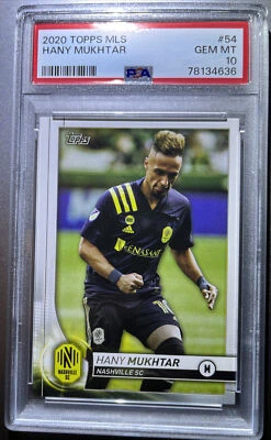 2020 Topps MLS - Hany Mukhtar (RC) LOW POP PSA 10 ROOKIE MLS STAR RARE - Image 1 of 2