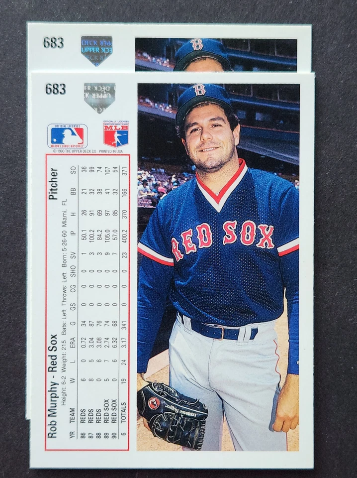 1991 Upper Deck "1990 Baseball Hologram" ERROR VARIATION 2 * You PICK CHOOSE * - Image 1 of 1