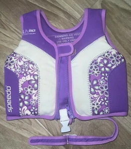 Speedo Life Jacket Vest UV50+ Zip 2-40Years 33-45 lbs 22" Chest - Picture 1 of 7