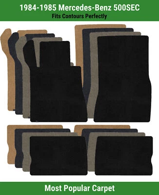 Alfombrillas Lloyd Ultimat fila delantera y trasera para Mercedes-Benz 500SEC 1984-1985  Foto 1 de 4