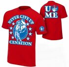 WWE John Cena Never Give Up Młodzież Dziecko t-shirt Rozmiar M L Nowa cena