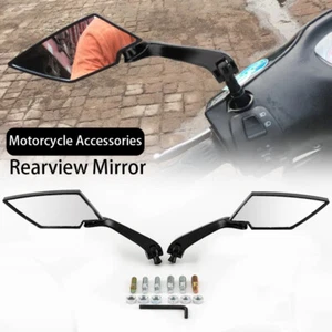 Espejos retrovisores universales para motocicleta 8 mm/10 mm para Honda Yamaha Suzuki ATV - Imagen 1 de 15