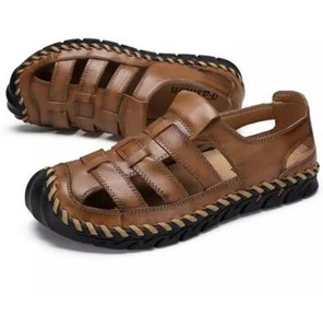 Big Size 38-48 Mens Closed Toe Hollow Out Summer Sandals Shoes Casual Loafers UK - Picture 1 of 15