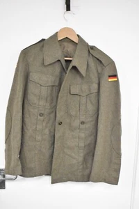 West German Army Bundeswehr Wool Serge Uniform Jacket – 1960s – 40" Chest - Picture 1 of 24
