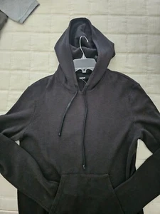 Hudson Jeans Größe L schwarz Langarm Waffelstrick Hoodie - Bild 1 von 5