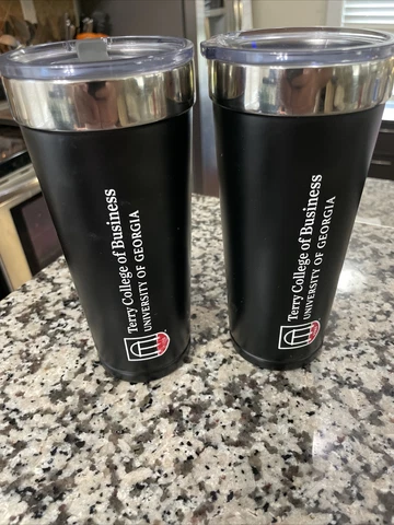 Terry College Tumblr X2 Of Business 10 For Terry UGA Bulldogs Drink Coffee Sip Cover