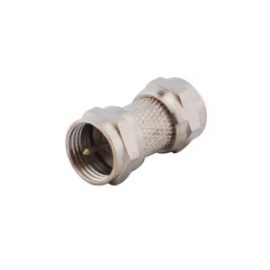 10pcs F-Type Plug MALE to Plug MALE Straight RF Coax Adapter Adaptor Connector - Picture 1 of 3