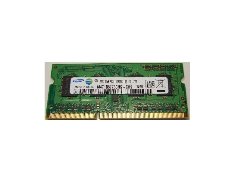 Samsung M471B5773CHS-CH9 2GB PC3-10600 DDR3 1333MHz 204-Pin Notebook Ram Memory - Image 1 of 1