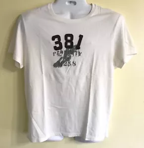 Ralph Lauren Polo maßgeschneidertes grafisches Herren-T-Shirt - Größe L - off weiß - 59,50 $ - Bild 1 von 3