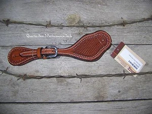 Spur Straps - Mini-Spot (Mens - Chestnut Basketweave) - Picture 1 of 4