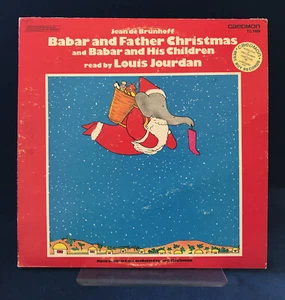 1976 Vinyl LP BABAR AND FATHER CHRISTMAS/BABAR AND HIS CHILDREN  - Louis Jourdan - Imagen 1 de 11