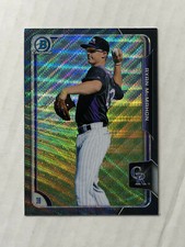 RYAN McMAHON 2015 Bowman Chrome BLACK WAVE RC REFRACTOR #26! CHECK MY McMAHONS