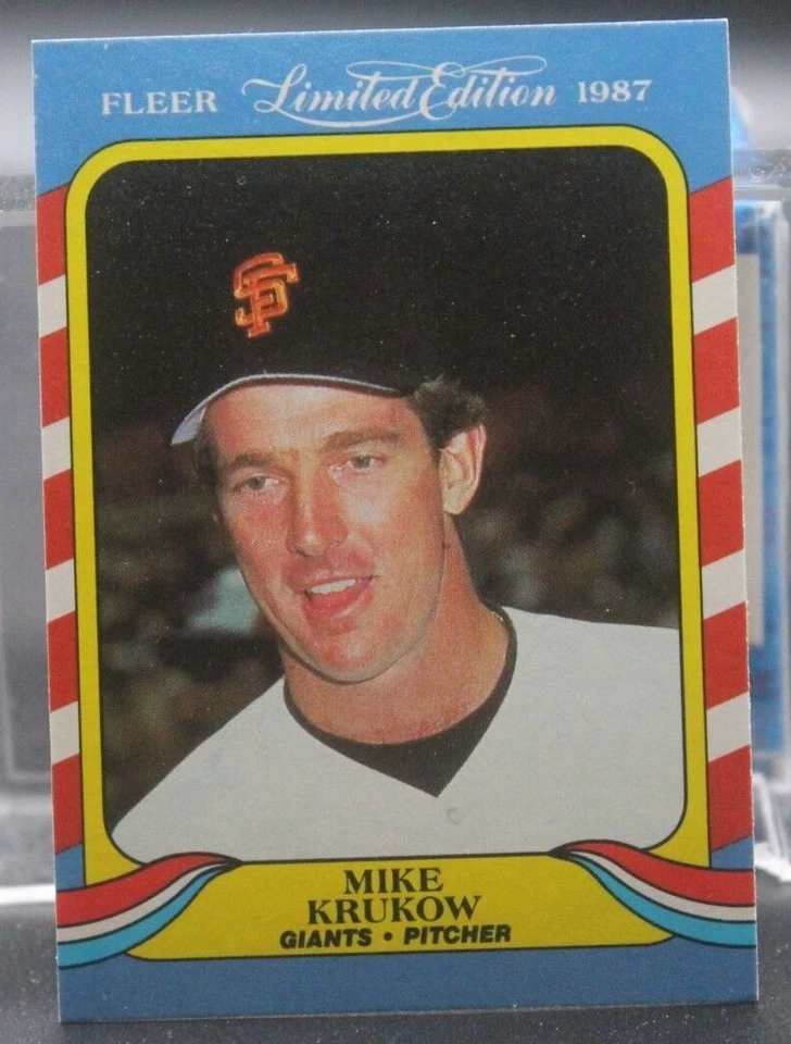 Mike Krukow (Giants) - 1987 Fleer Limited Edition #24 - Image 1 of 1