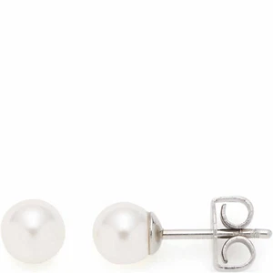 Leonardo Schmuck Ohrstecker Almina Edelstahl mit Imitationsperle 023537 - Bild 1 von 2