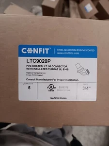 PLASTIBOND 3/4" 90 Grad FLÜSSIGKEITSDICHT (SEALTITE) VERBINDER PVC BESCHICHTET BOX MIT 5. - Bild 1 von 2