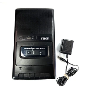 NAXA NPB-300 registratore a cassette portatile e convertitore digitale con adattatore CA TESTATO - Foto 1 di 17