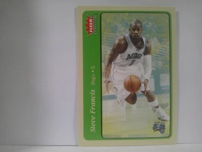 2004-05 Fleer Tradition Green Orlando Magic Basketball Card #56 Steve Francis - Image 1 of 2