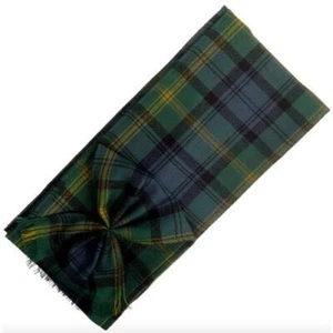 Mini fascia donna scozzese 100% lana tartan con rosetta - Gordon Ancient - Foto 1 di 2