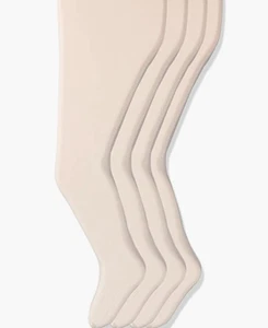 TRIMFIT Girls Nylon Spandex Opaque Tights, 3-pack Ivory 102 Size 10-14 01316 - Picture 1 of 2