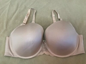 Reggiseno Torrid Curve 42D beige ferretto push-up - Foto 1 di 4