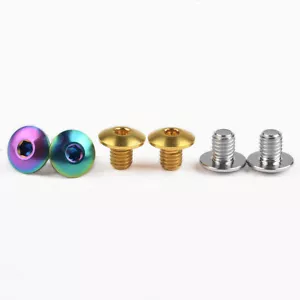 Tornillo de tapa de depósito de aceite de palanca de freno de titanio/Ti M5x6 mm para Shimano XTR, XT - Imagen 1 de 5