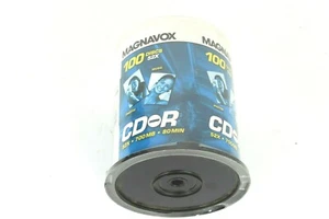 Magnavox CD-R 52X 700MB 80min 100 Stück Neu Versiegelt - Bild 1 von 2