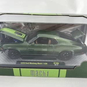 1970 Ford Mustang Mach 1 428 grün metallic 1/24 R100 22-17 - Bild 1 von 20