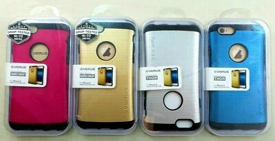 Funda iPhone 6 VERUS THOR Protección Dura Caídas Agarre Suave Azul Dorado Plata Rosa Foto 1 de 3